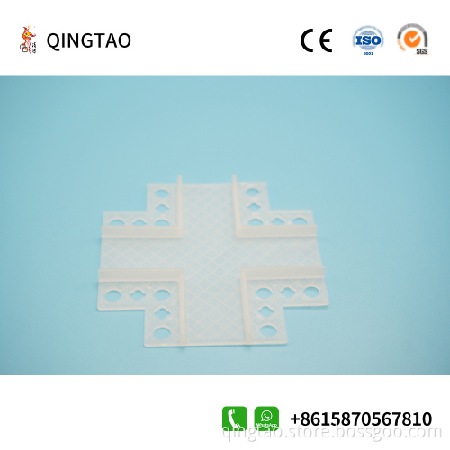 PVC cross recessed corner protectors can be customized